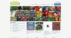 Desktop Screenshot of nashvillefarmersmarket.org